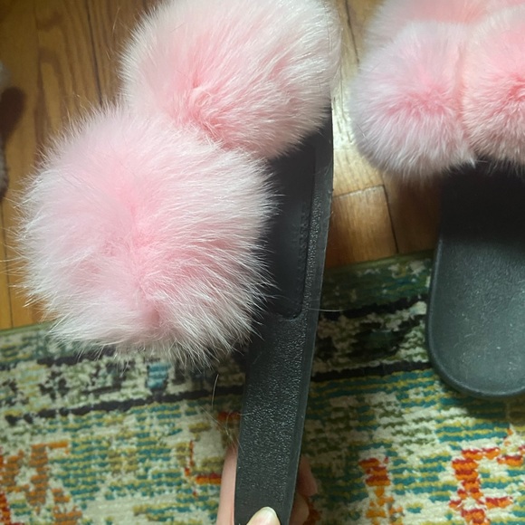 Pink Fluffy Slippers - Picture 3 of 3